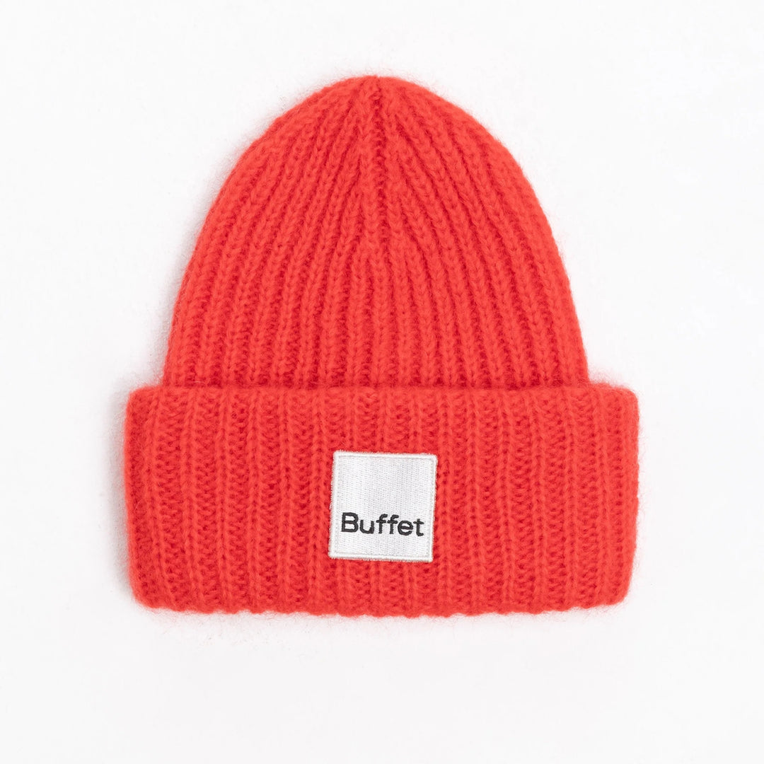 CHUNKY MOHAIR MÜTZE - Beanie - Rot | Buffet Clothing