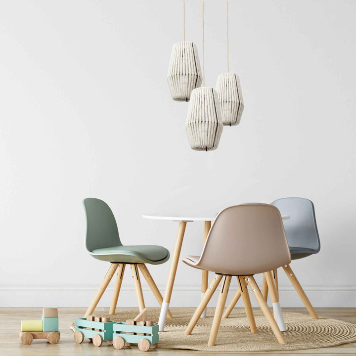 WOLL-ALMUT 6020 - Hängeleuchte - aus Wolle & Holz - Konus | ALMUT von Wildheim