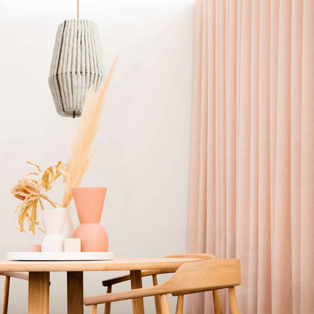 WOLL-ALMUT 6020 - Hängeleuchte - aus Wolle & Holz - Konus | ALMUT von Wildheim