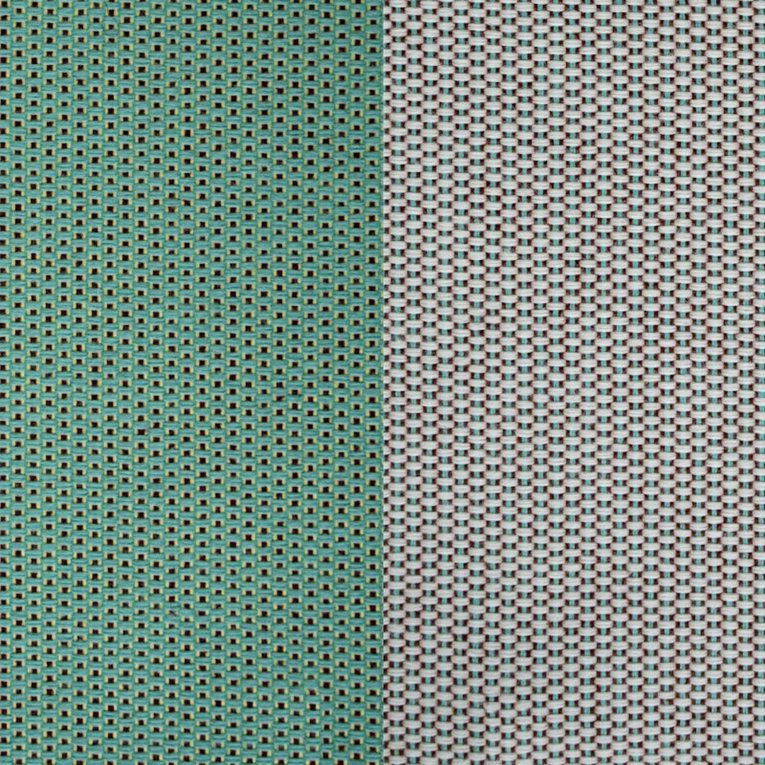 TURQUOISE & CHALK - outdoor cushion - two-colored | hum