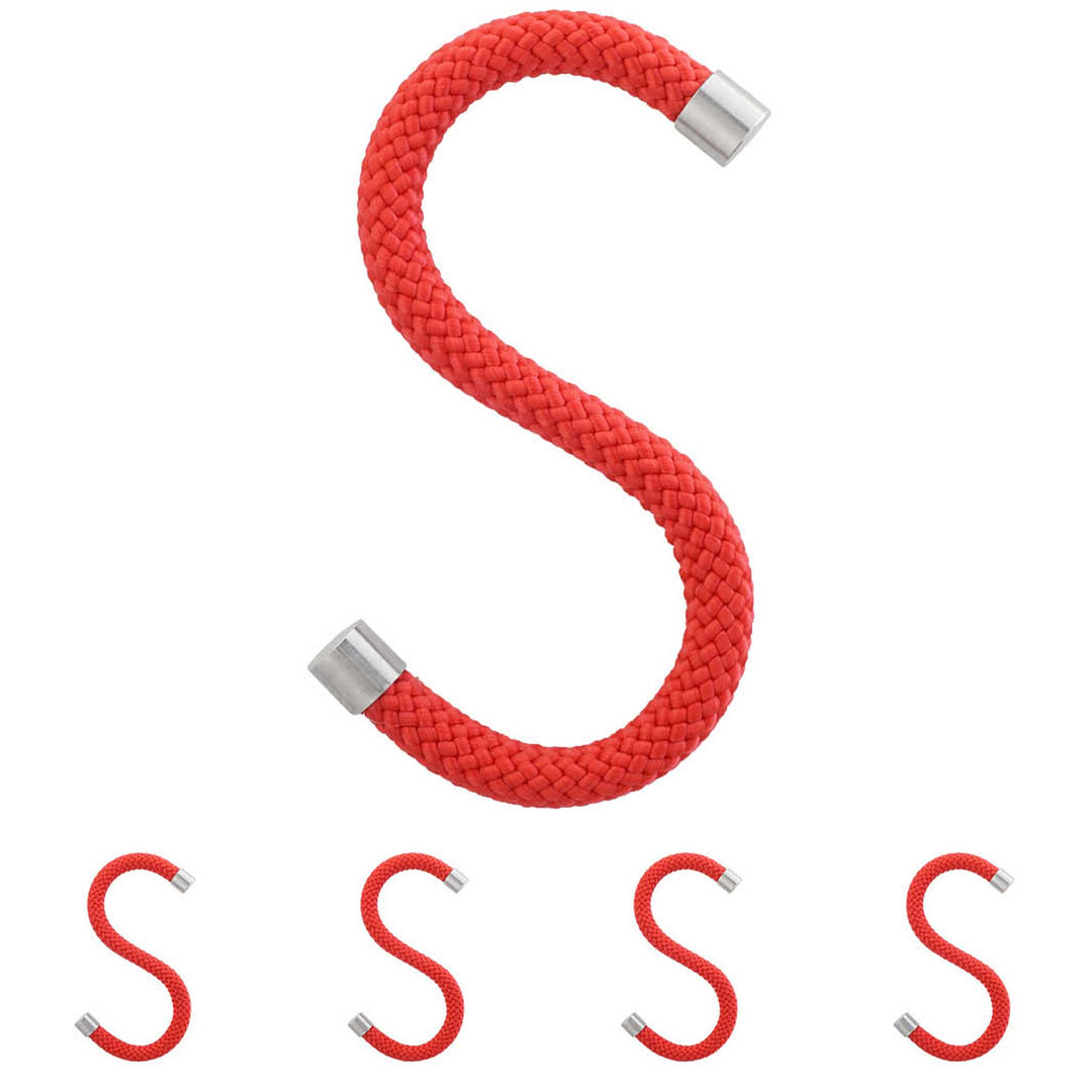 ROPE HOOK | Textil-S-KLEIDERHAKEN aus Seil | 5er Set | Peppermint Products