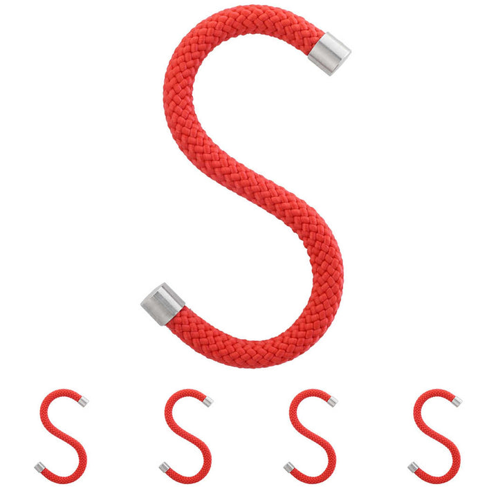 ROPE HOOK | Textil-S-KLEIDERHAKEN aus Seil | 5er Set | Peppermint Products