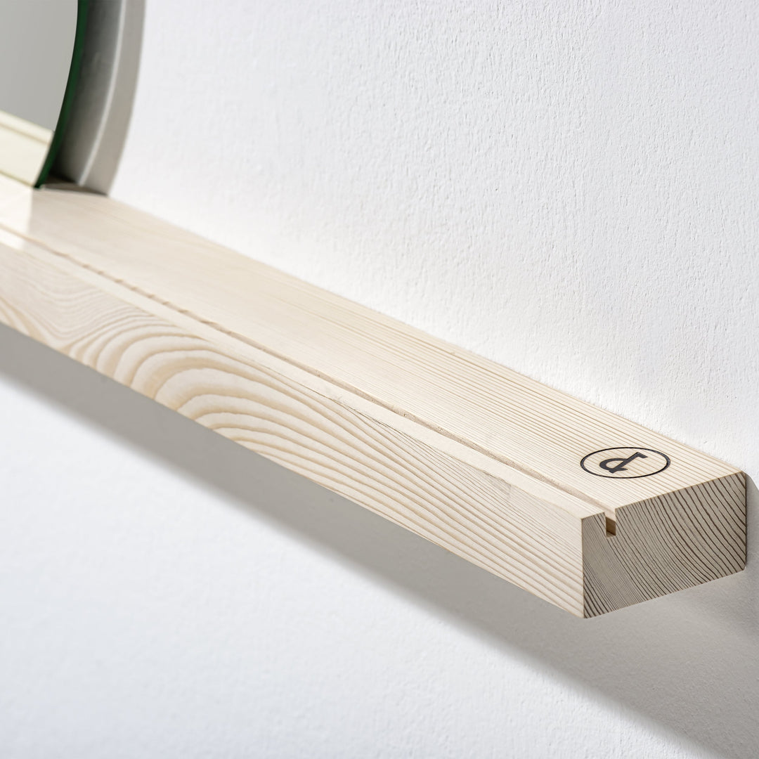 WEISSTANNE 01 - Wandspiegel - Wandregal mit Spiegel | weld & co