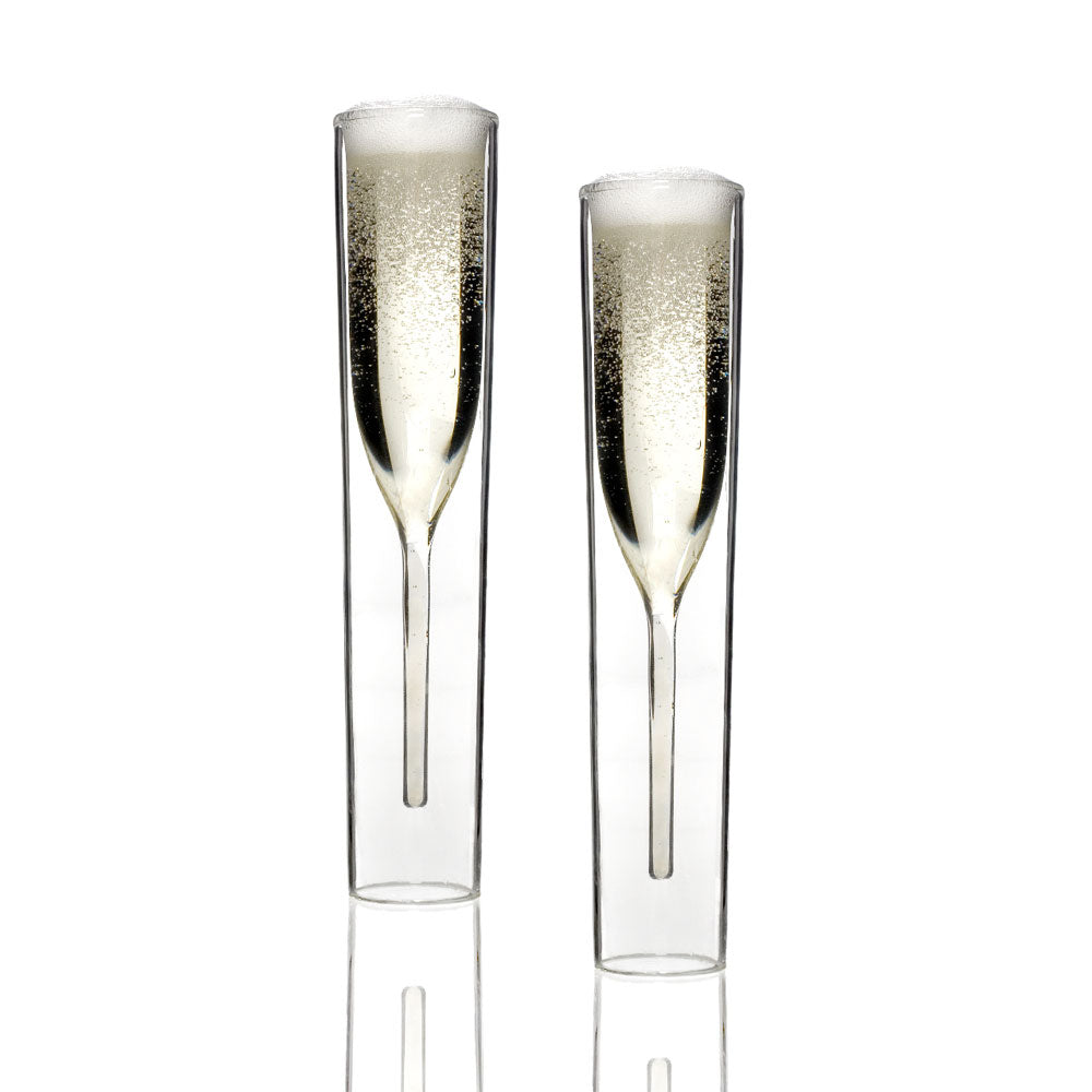 INSIDEOUT Collection - Champagne Glasses - Set of 2 - 100ml | byAMT Alissia Melka-Teichroew | Charles & Marie