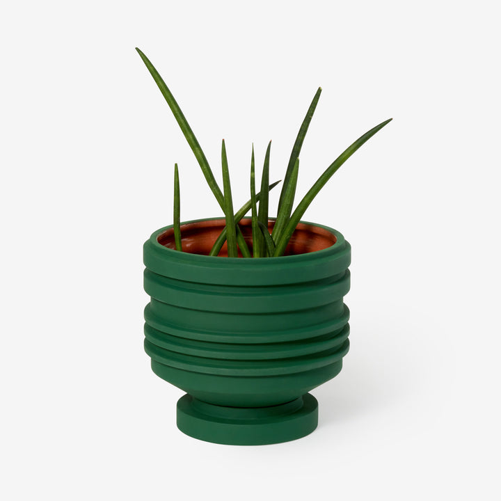 STRATA PLANT VESSEL | Green PLANTER | Simone Brewster | Areaware