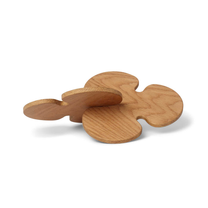 LUCKY TRIVET - Kleeblatt Topf-Untersetzer aus Holz - 2er Set | mencke&vagnby  | Spring Copenhagen
