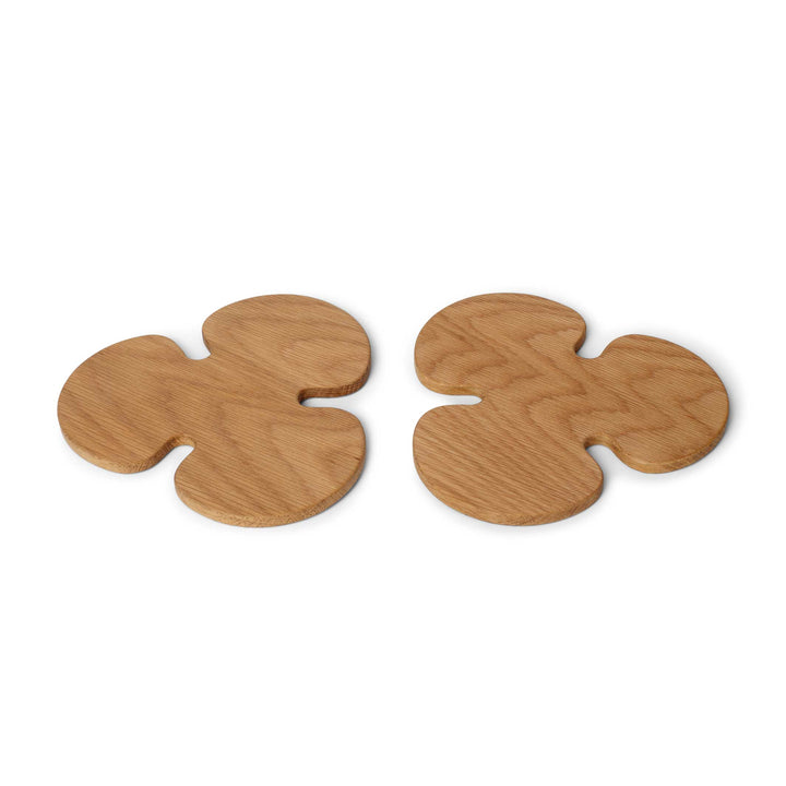 LUCKY TRIVET - Kleeblatt Topf-Untersetzer aus Holz - 2er Set | mencke&vagnby  | Spring Copenhagen