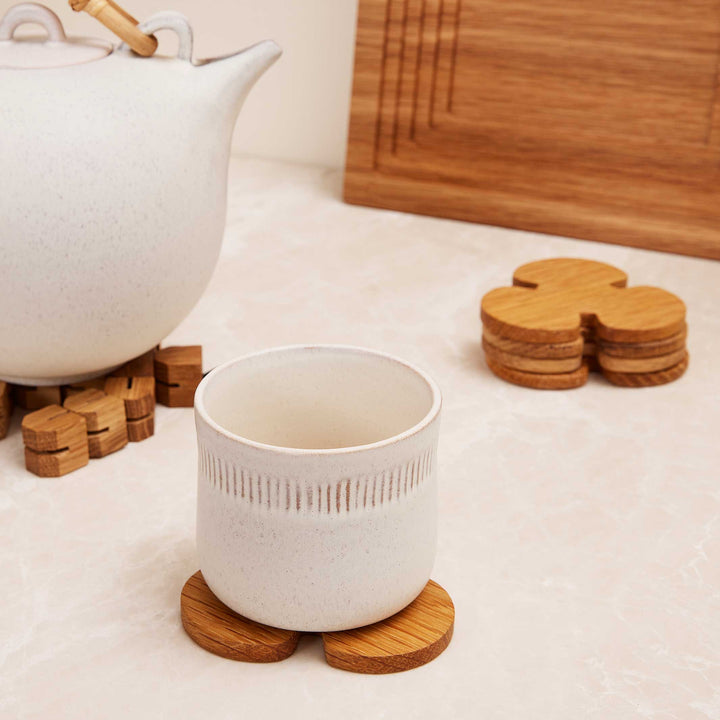 LUCKY TRIVET - Kleeblatt Topf-Untersetzer aus Holz - 2er Set | mencke&vagnby  | Spring Copenhagen