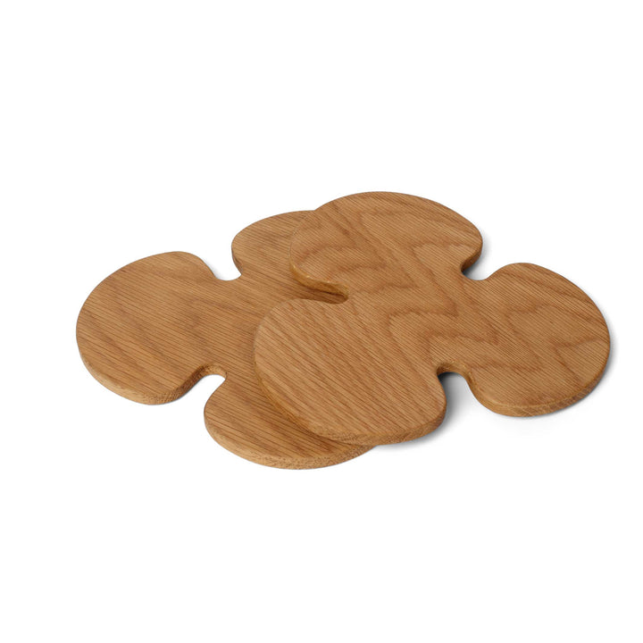 LUCKY TRIVET - Kleeblatt Topf-Untersetzer aus Holz - 2er Set | mencke&vagnby  | Spring Copenhagen