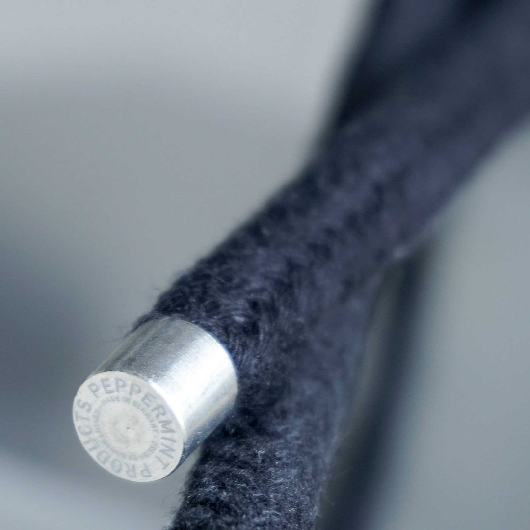 ROPE HANGER Cotton | Black Cotton HANGERS | Set of 3 | Peppermint Products