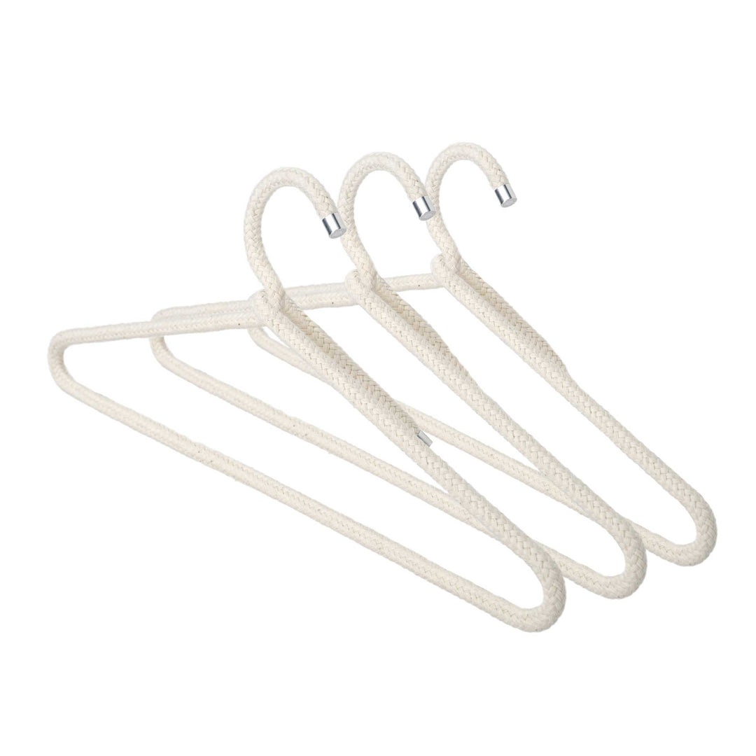 ROPE HANGER Cotton | Natural Cotton HANGERS | Set of 3 | Peppermint Products