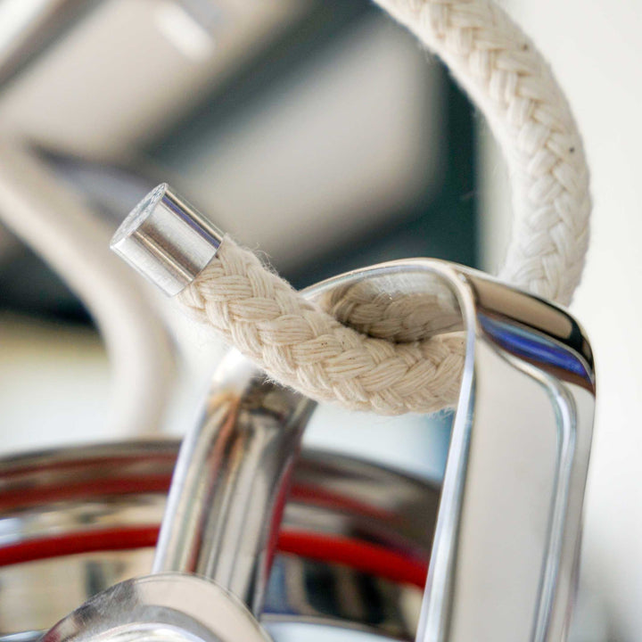 ROPE HOOK Cotton | Naturfarbene Textil-S-KLEIDERHAKEN aus Seil | 5er Set | Peppermint Products