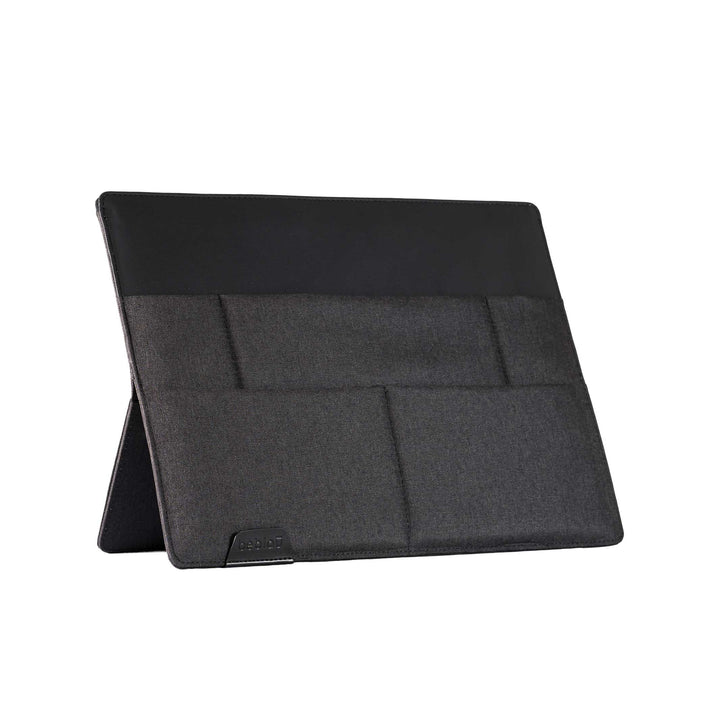 STAND-UP SLEEVE - Desktop organizer with Laptop & Tablet Sleeve - 13 or 15" | beblau