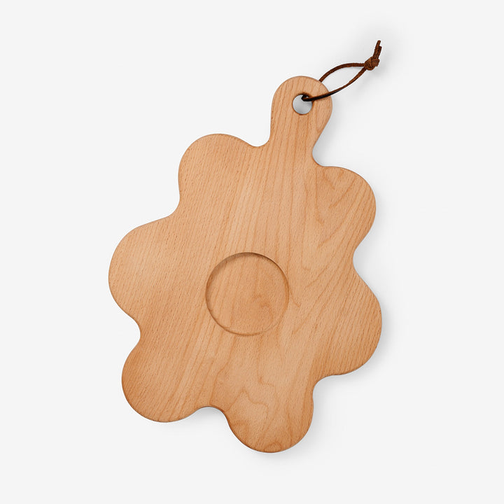 SERVING FRIENDS BOARD - large wooden cutting board - 28x37 cm | Selena Liu | Areaware