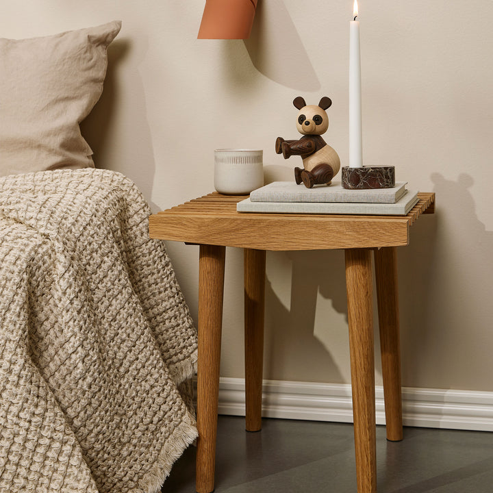 UNO ORA - elegant, wooden Stool (Taburet) - 38 cm | Spring Copenhagen