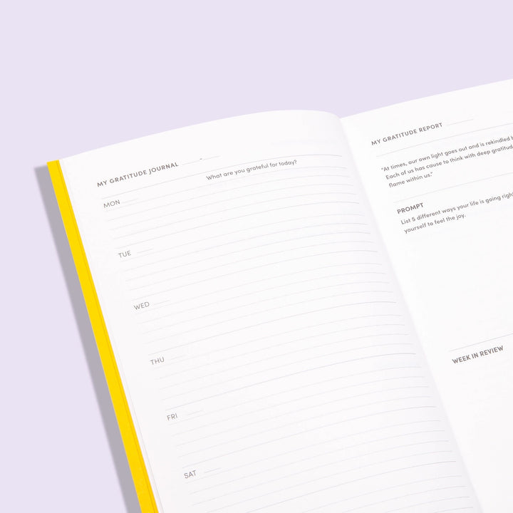 GRATITUDE - undatiertes Journal, Planer & Tagebuch für 12 Monate | Poketo