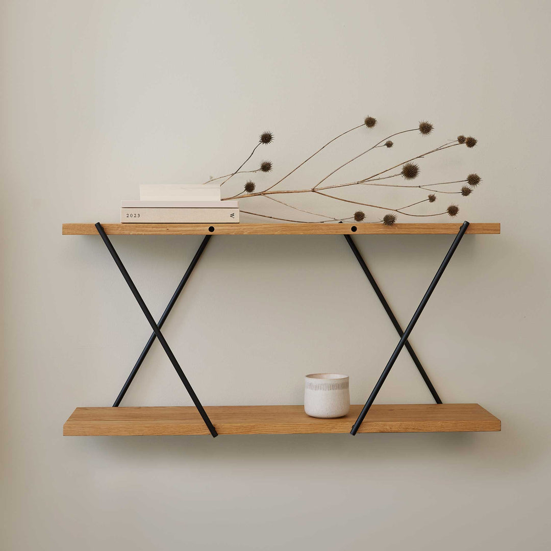 XO2 SHELVING SYSTEM | Base Module 80 cm wide | Natural Oak | Morten Gøttler | Spring Copenhagen