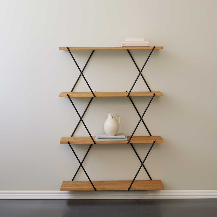 XO2 SHELVING SYSTEM | Base Module 80 cm wide | Natural Oak | Morten Gøttler | Spring Copenhagen