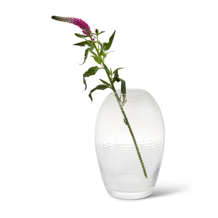LAINE OVAL - Ovale Glas-Vase - H=20 cm | Samuli Helavuo | Spring Copenhagen