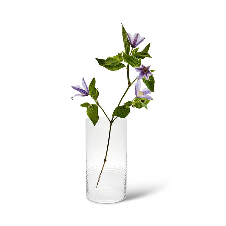 LAINE CYLINDRICAL - Glass Vase - H=25 cm | Samuli Helavuo | Spring Copenhagen