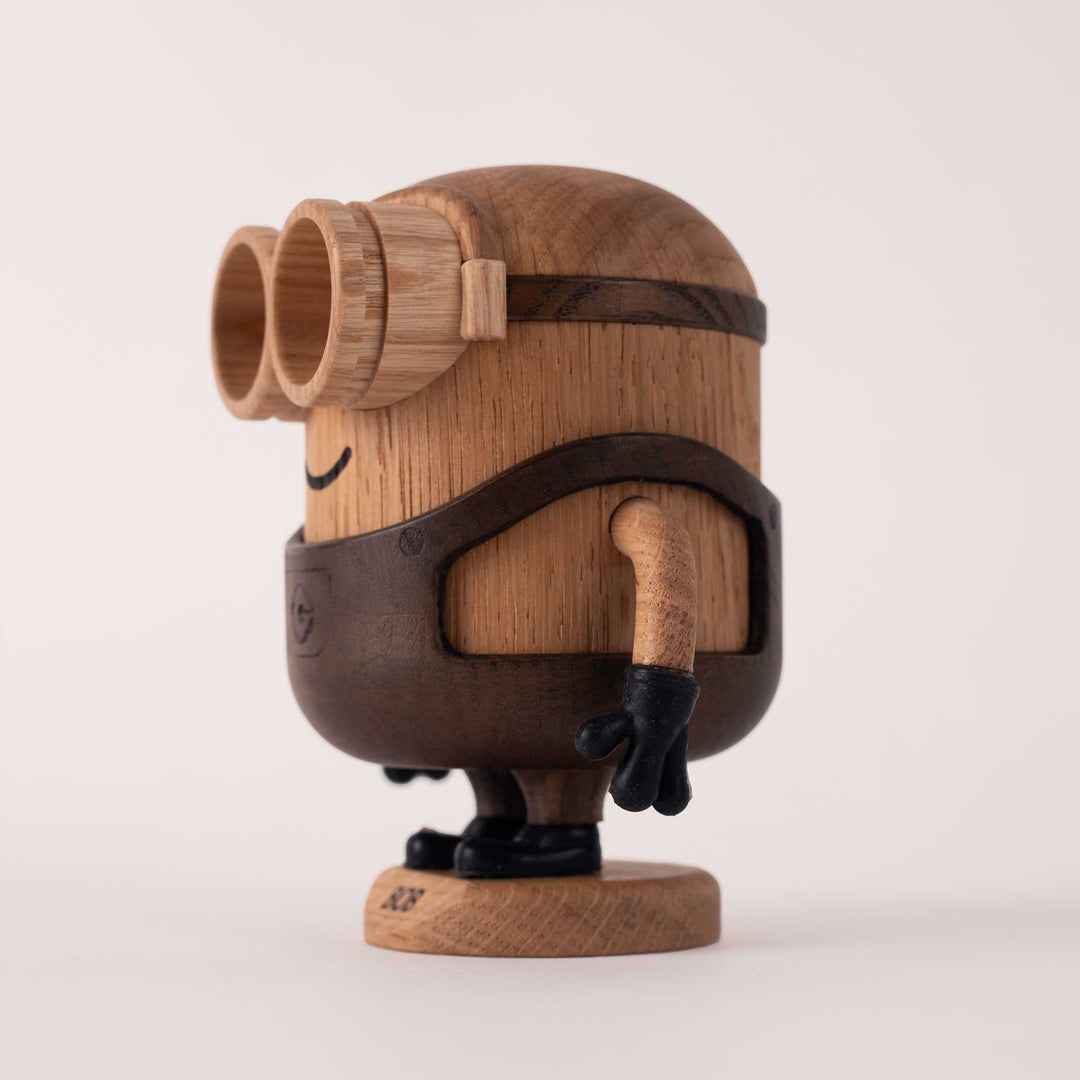 BOB Small - BOYHOOD x Minions - Holzfigur Eiche 11,5 cm hoch - Jakob Burgsø | boyhood