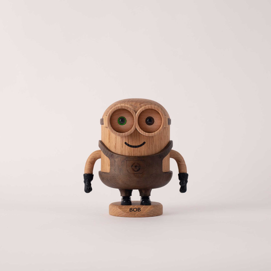 BOB Small - BOYHOOD x Minions - Holzfigur Eiche 11,5 cm hoch - Jakob Burgsø | boyhood