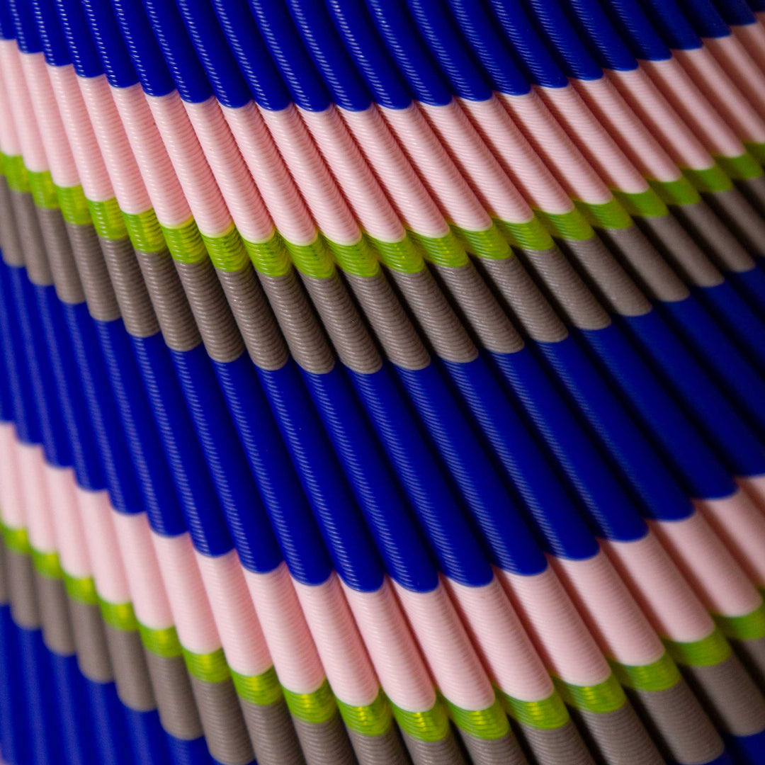 FLARE VASE Pattern - 3D printed vase with inner glass vase - 20 cm high | The Edge Collection | Sheyn