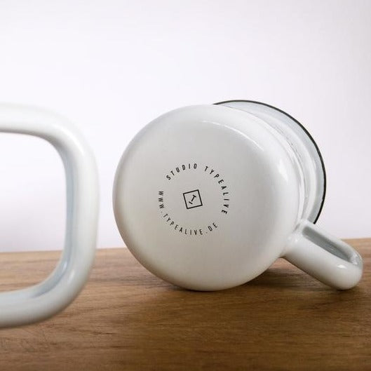 SMUNDAY - enamel mug | typealive