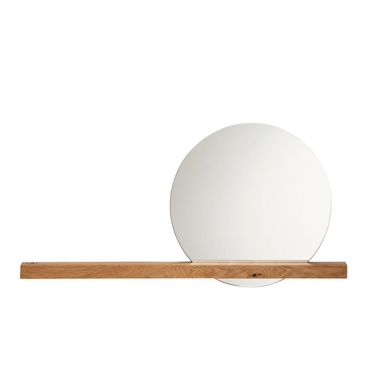 OAK 01 - wall shelf with mirror | weld & co