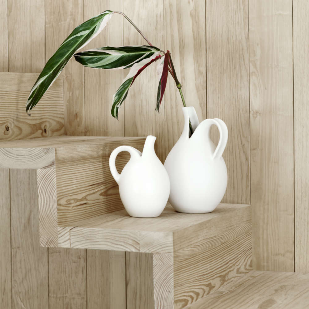 SPALTEKANDEN #64 | off-white PITCHER & VASE | Eva Stahr-Nielsen | Spring Copenhagen
