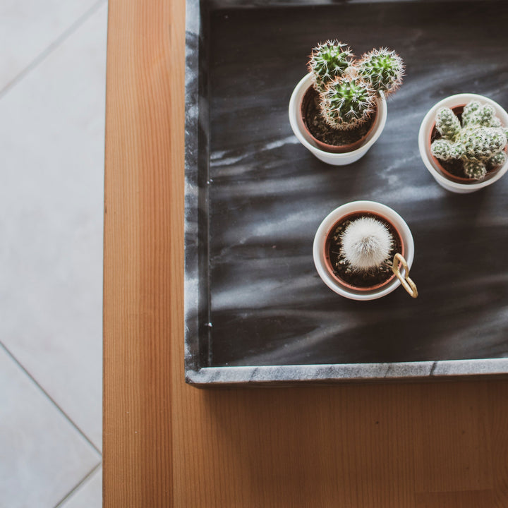 Square marble tray | adorist