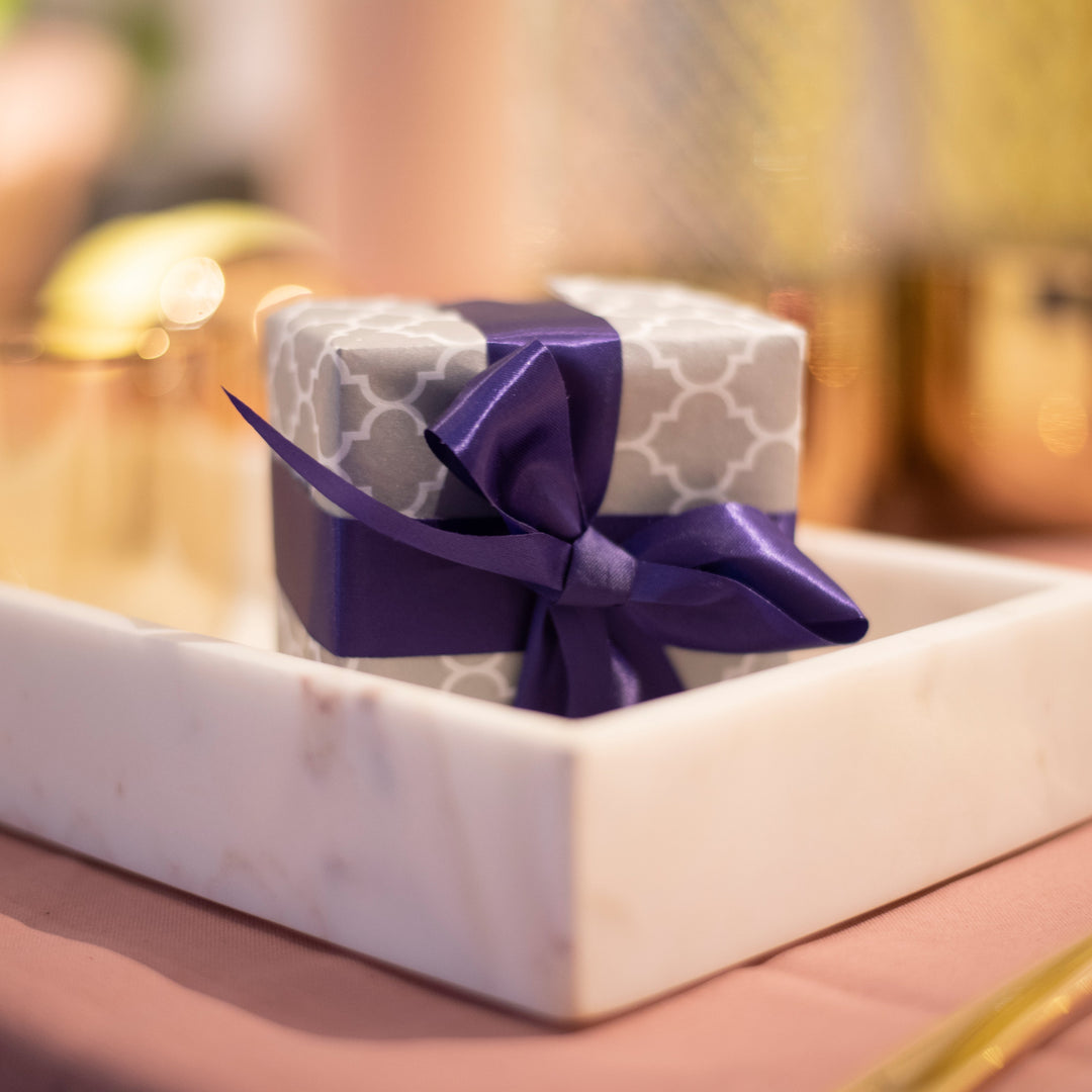 Square marble tray | adorist