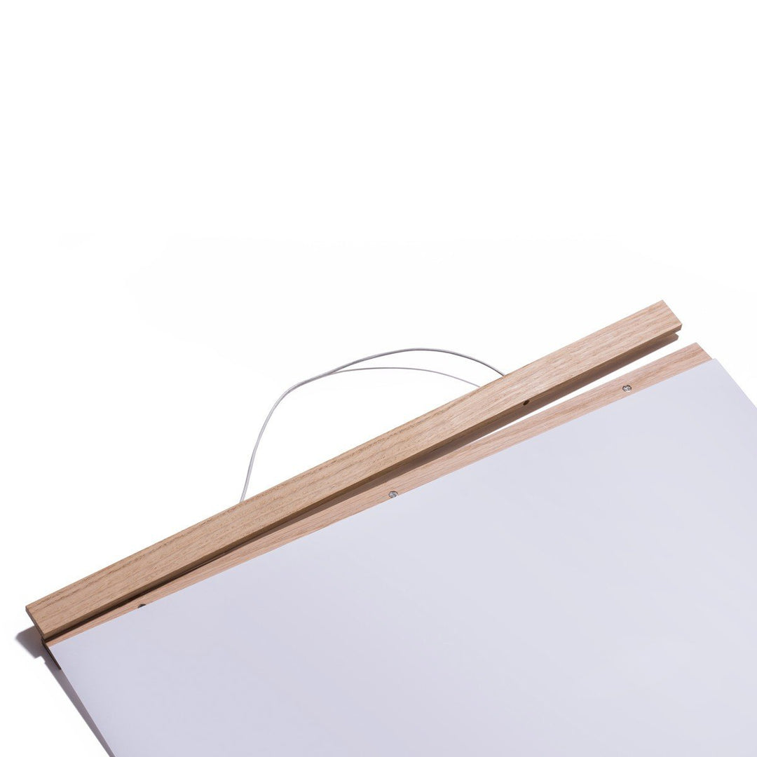 MAGNETISCH - Posterleiste aus Holz | side by side