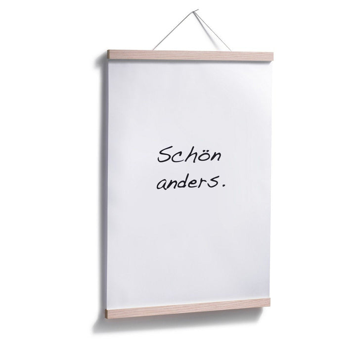 MAGNETISCH - Posterleiste aus Holz | side by side