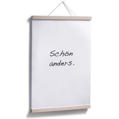 MAGNETISCH - Posterleiste aus Holz | side by side