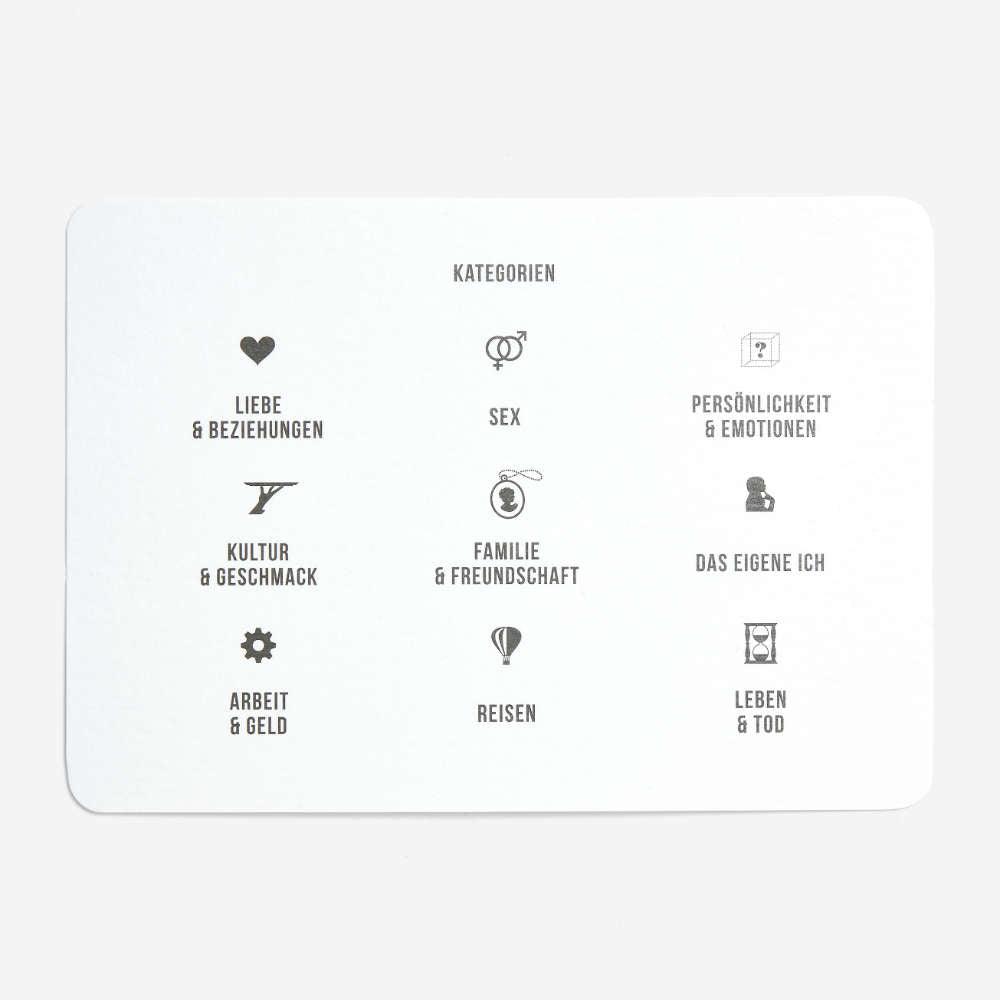 100 FRAGEN Original | CARD GAME to spark meaningful conversations | German Edition | The School of Life