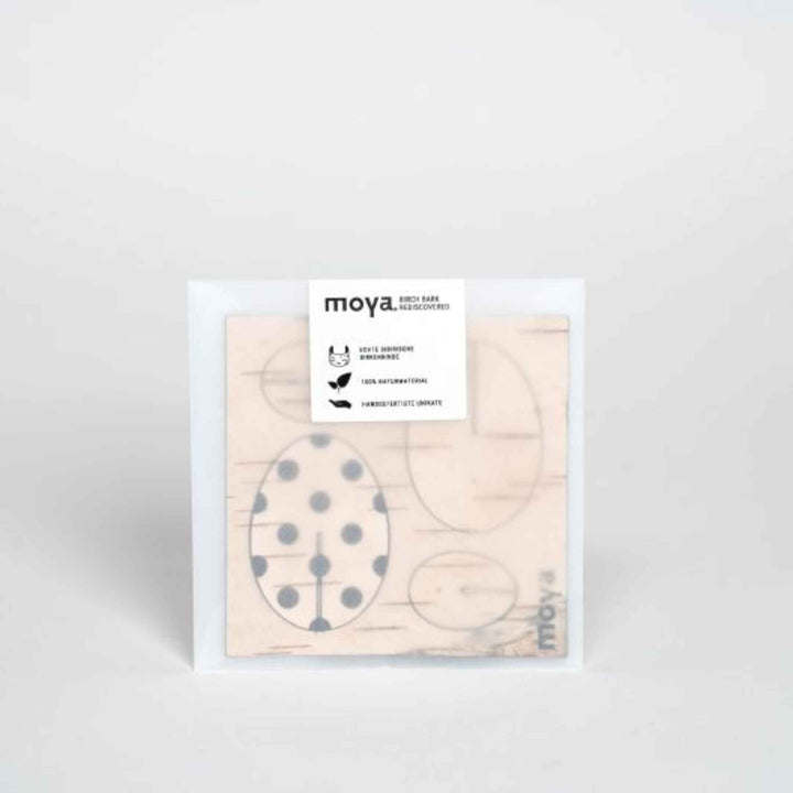 Easter decoration - BIRCH BARK - set of 4 | Moya