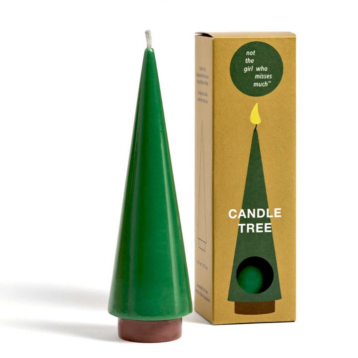 CHRISTMAS TREE CANDLE large - Christmas Candle 15 cm high | not the girl who misses a lot