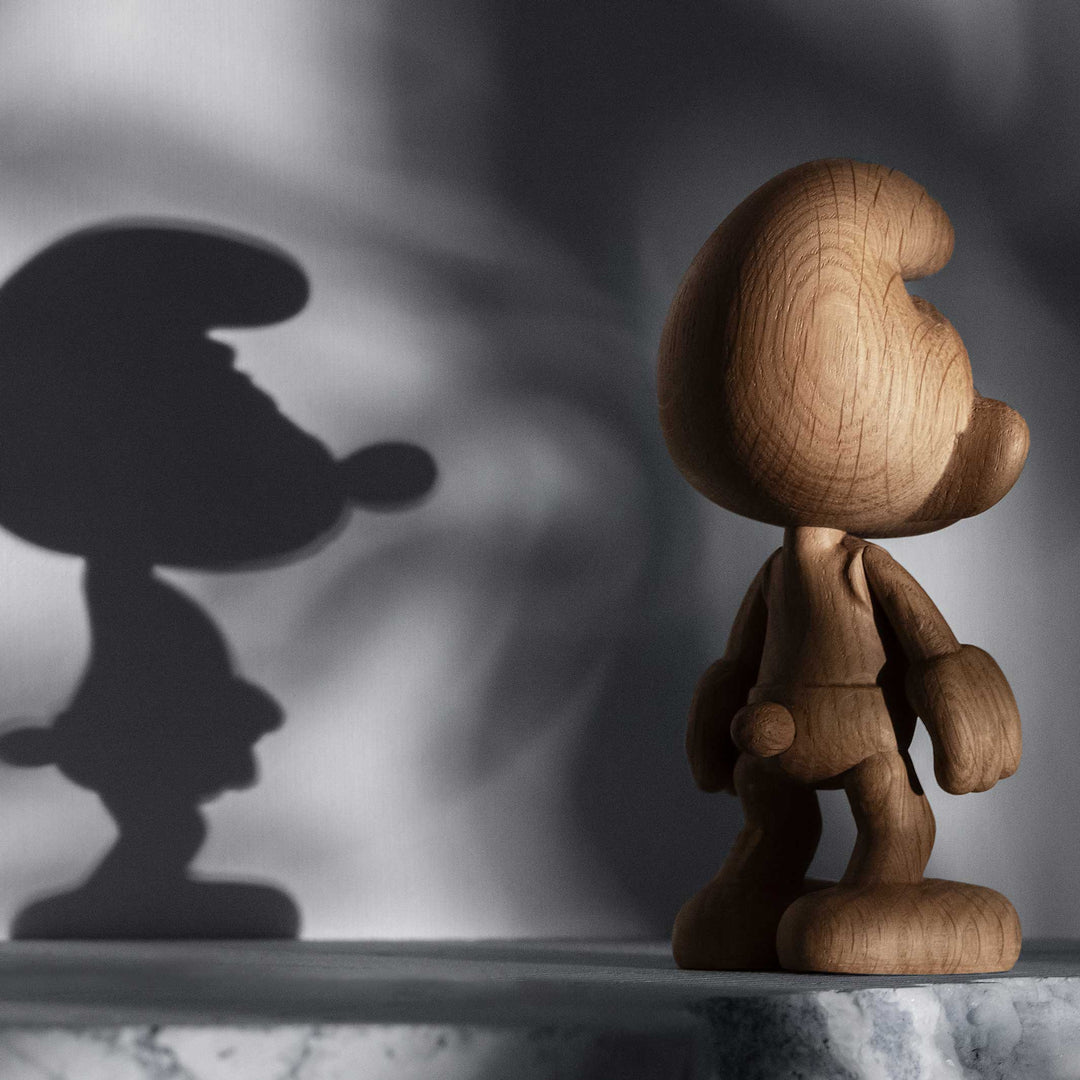 SMURF Small - Wooden Figurine - Oak 13,5 cm high | Jakob Burgsø | boyhood