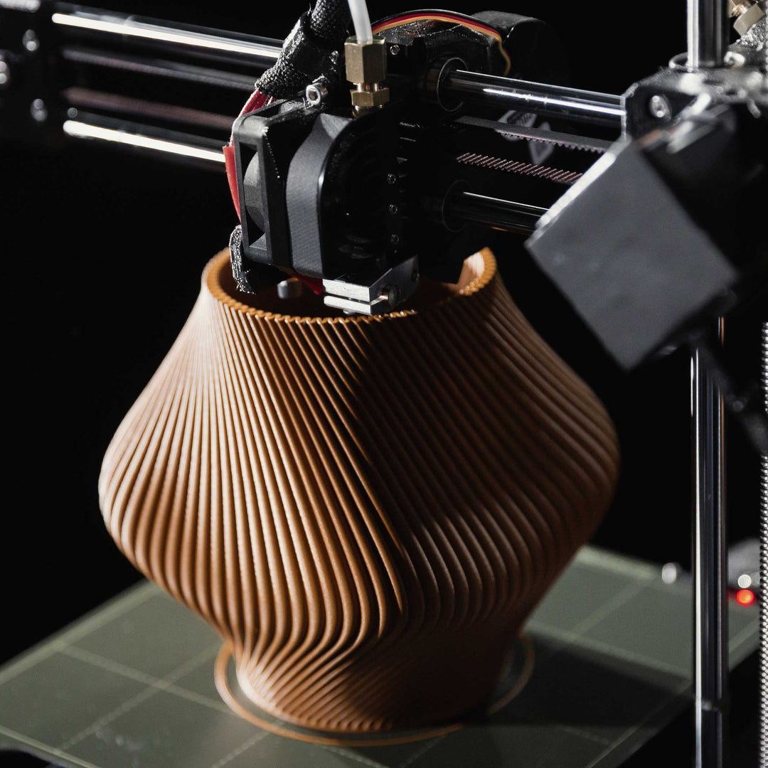 Vase Bloz – Olive · 3D Printed · Inner Vase · 20 cm | Sheyn