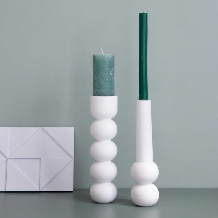 CONE HIGH - wooden Candleholder 32 cm high | Lemon Lily