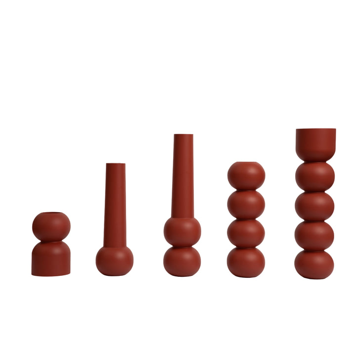 CONE LOW - Holz-Kerzenhalter 25 cm hoch | Lemon Lily