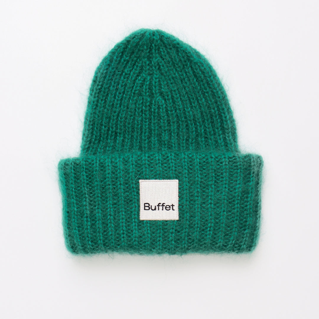 CHUNKY MOHAIR MÜTZE - Beanie - Grün | Buffet Clothing