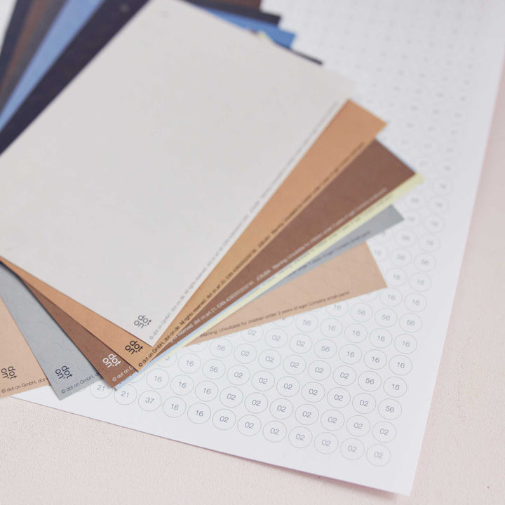 FRIDA PIXELART - glue by numbers with stickers - 50x70 cm | dot on