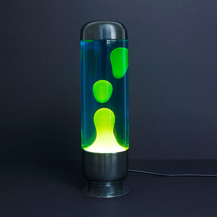 Lava Lamp Capsule – Green-Blue · Aluminium · 35 cm | Balvi