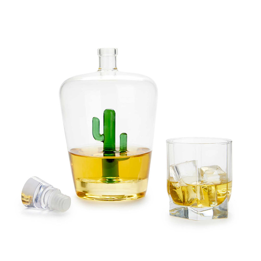 CACTUS - Liquor Bottle with little Green Cactus - 1 liter | BALVI
