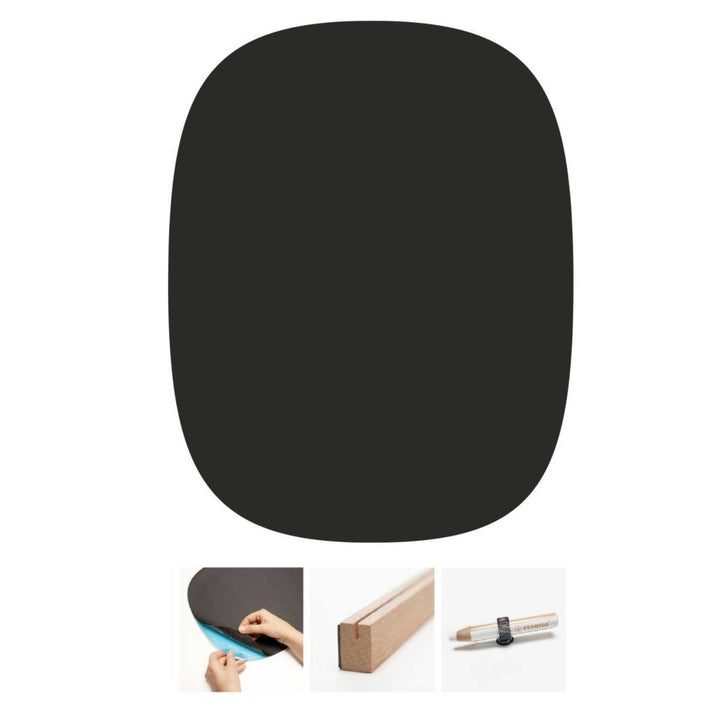 BLACK BOX - Starterkit mit Magnetaufkleber & Wandleiste | Groovy Magnets