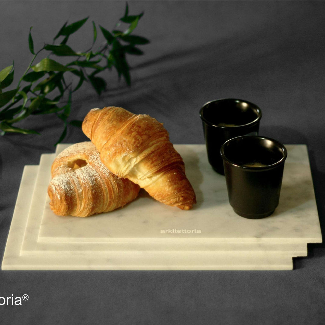 APUANE - Tablett aus Marmor | arkitettoria
