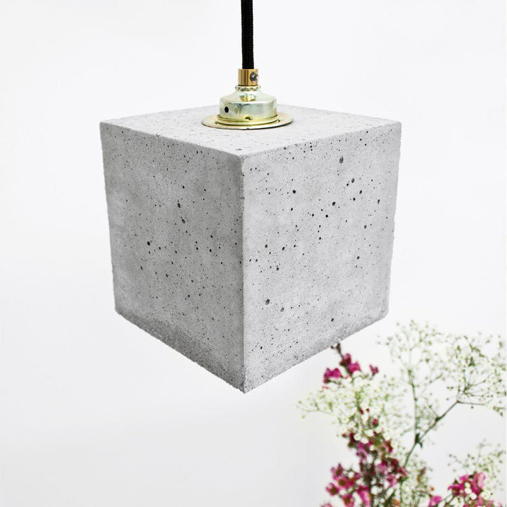 B1 - concrete pendant light - square | GANTlights