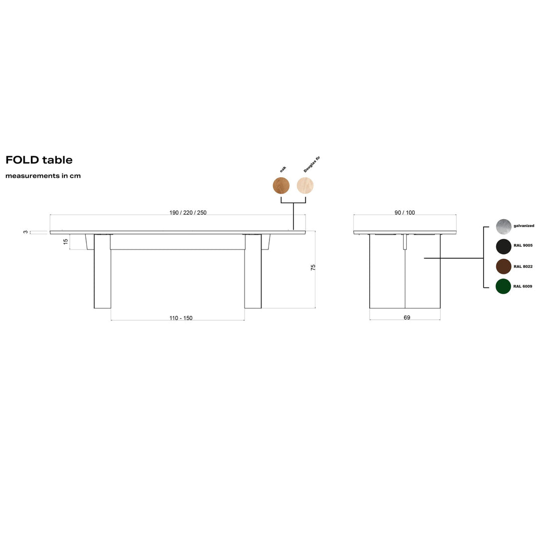 FOLD TABLE OAK - Tisch - Eiche | hausen